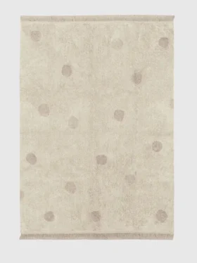 Lorena Canals waschbarer Teppich „Hippy Dots“ Vintage Nude