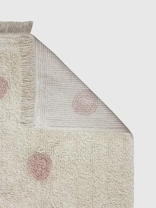 Lorena Canals waschbarer Teppich „Hippy Dots“ Vintage Nude