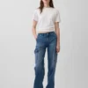 Lose Cargo-Jeans im Low-Rise-Stil der 90er