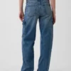 Lose Cargo-Jeans im Low-Rise-Stil der 90er
