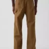 Lose Carpenter-Hose im 90er-Jahre-Stil aus Canvas mit doppelten Knieverstärkungen