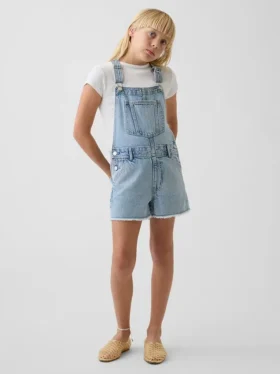 Lose Denim-Latzhose für Kinder