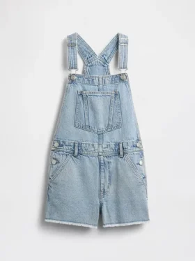 Lose Denim-Latzhose für Kinder