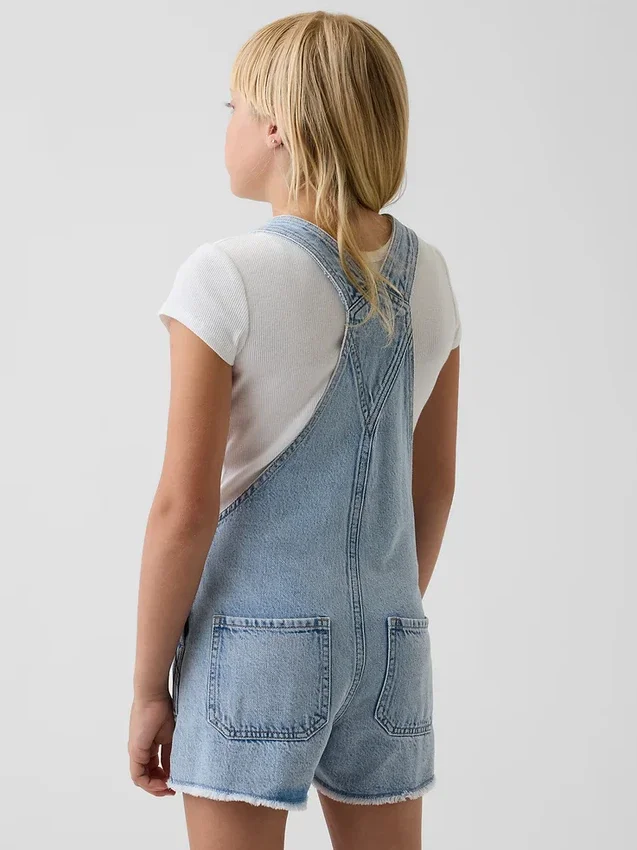 Lose Denim-Latzhose für Kinder