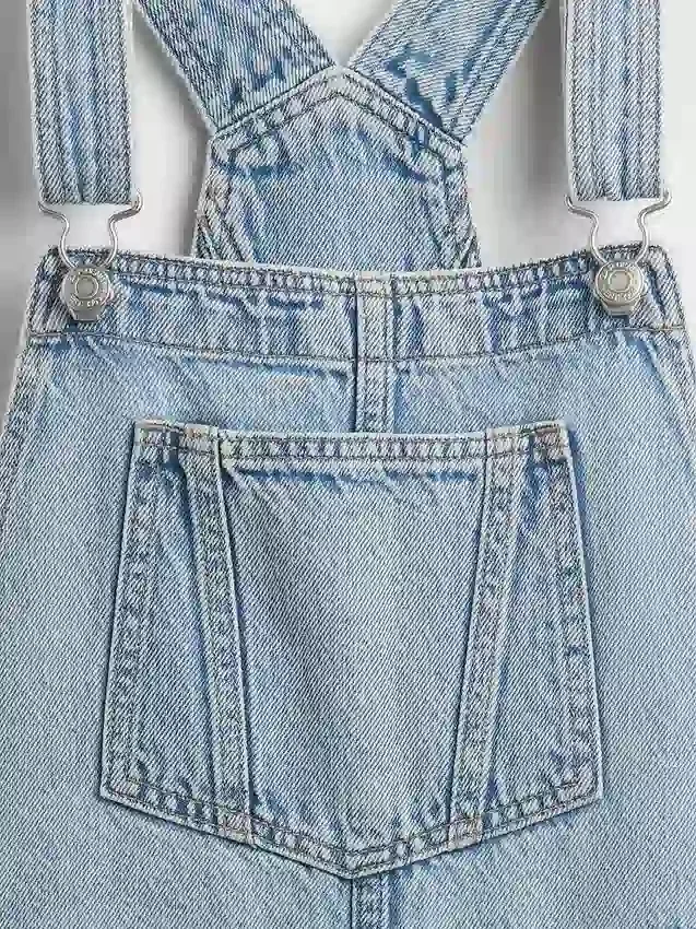 Lose Denim-Latzhose für Kinder