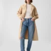 Lose Jeans im Stil der 90er mit mittlerer Leibhöhe