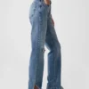 Lose Jeans im Stil der 90er mit mittlerer Leibhöhe
