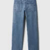 Lose Jeans im Stil der 90er mit mittlerer Leibhöhe