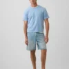 Lose Jeansshorts im 90er-Jahre-Stil