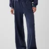 Lose Jogginghose aus Vintagesoft-Frottee mit mittlerer Leibhöhe