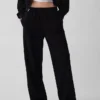 Lose Jogginghose aus Vintagesoft-Frottee mit mittlerer Leibhöhe