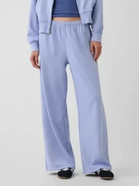 Lose Jogginghose aus Vintagesoft-Frottee mit mittlerer Leibhöhe