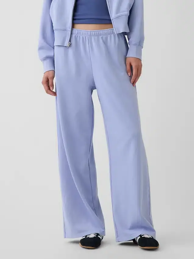 Lose Jogginghose aus Vintagesoft-Frottee mit mittlerer Leibhöhe