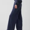 Lose Jogginghose aus Vintagesoft-Frottee mit mittlerer Leibhöhe