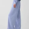 Lose Jogginghose aus Vintagesoft-Frottee mit mittlerer Leibhöhe