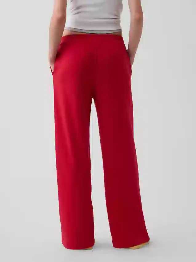Lose Jogginghose aus Vintagesoft-Frottee mit mittlerer Leibhöhe