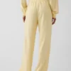 Lose Jogginghose aus Vintagesoft-Frottee mit mittlerer Leibhöhe