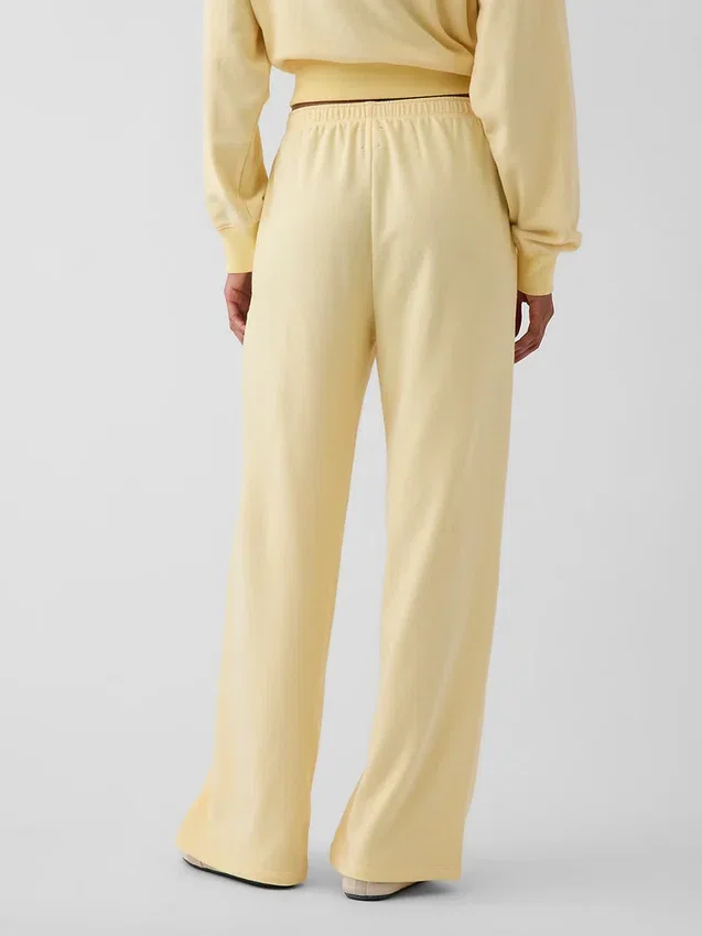 Lose Jogginghose aus Vintagesoft-Frottee mit mittlerer Leibhöhe