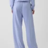 Lose Jogginghose aus Vintagesoft-Frottee mit mittlerer Leibhöhe
