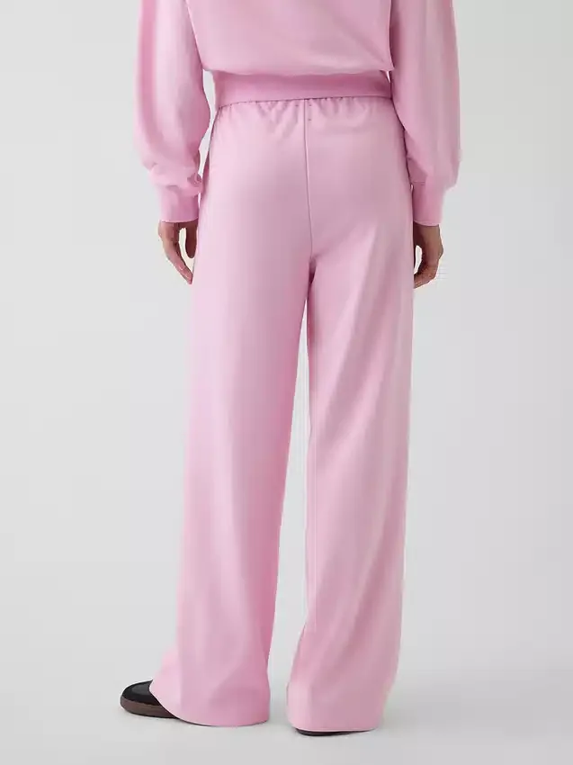 Lose Jogginghose aus Vintagesoft-Frottee mit mittlerer Leibhöhe