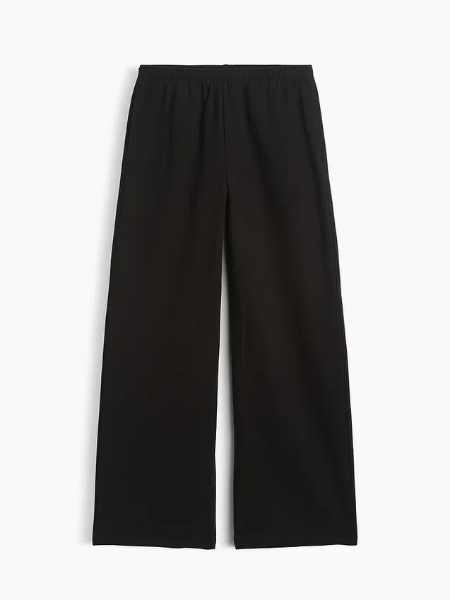 Lose Jogginghose aus Vintagesoft-Frottee mit mittlerer Leibhöhe