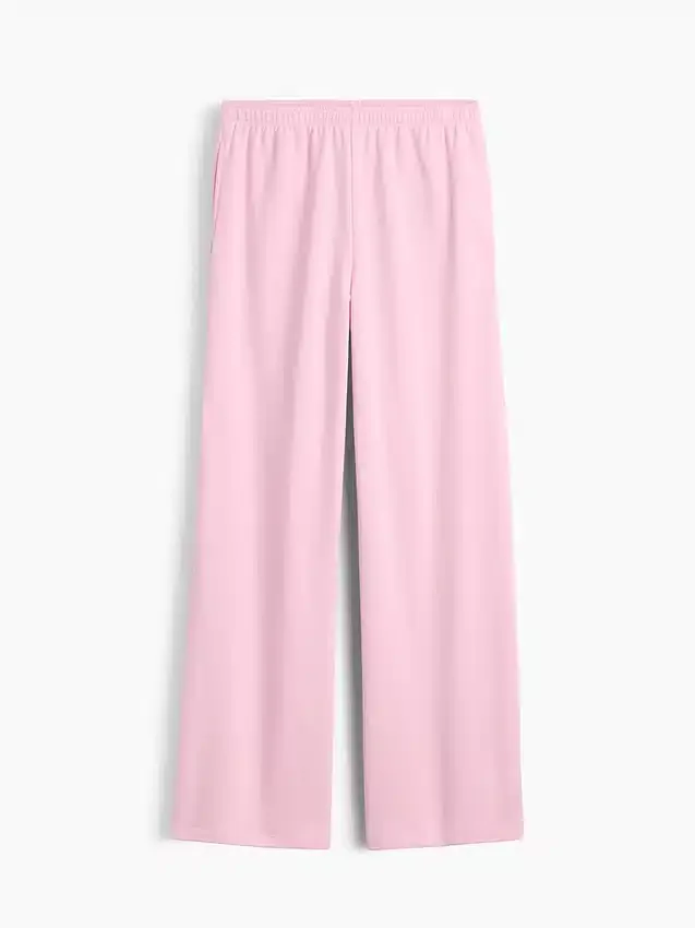 Lose Jogginghose aus Vintagesoft-Frottee mit mittlerer Leibhöhe