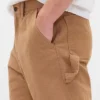 Lose Zimmermannshose aus Canvas im 90er-Jahre-Stil