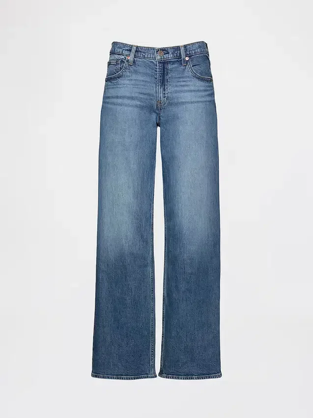 Low-Rise-Jeans im lockeren 90er-Jahre-Stil