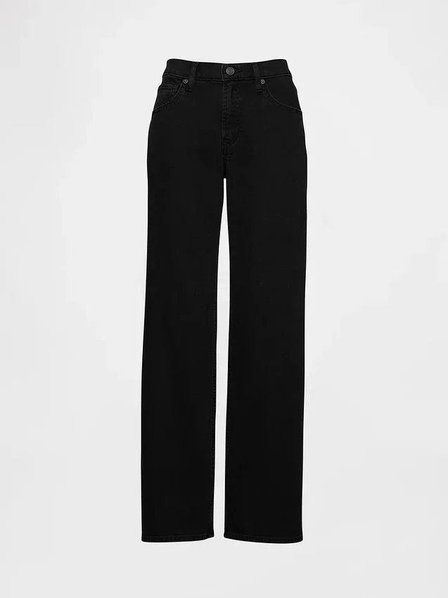 Low-Rise-Jeans im lockeren 90er-Jahre-Stil