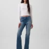 Low-Rise-Jeans mit steifer Passform, lang und schmal