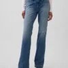 Low-Rise-Jeans mit steifer Passform, lang und schmal