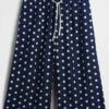 Lässige Culotte-Hose aus Leinenmischung