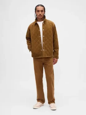 Lässige gerade Cord-Hose