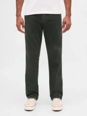 Lässige gerade Cord-Hose