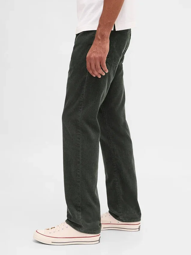 Lässige gerade Cord-Hose
