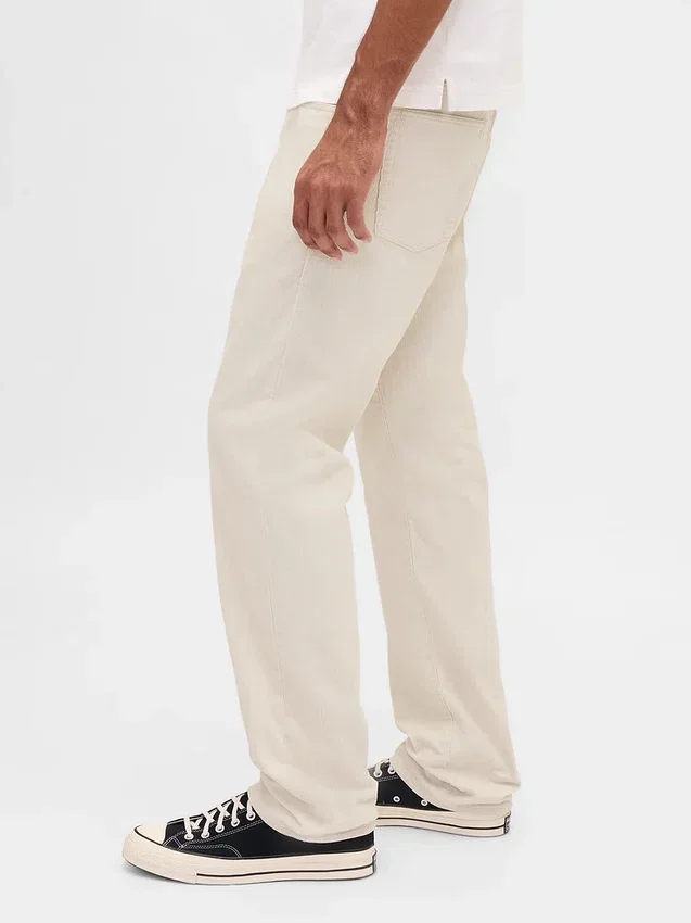 Lässige gerade Cord-Hose