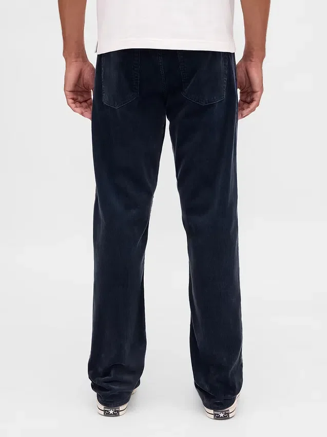 Lässige gerade Cord-Hose