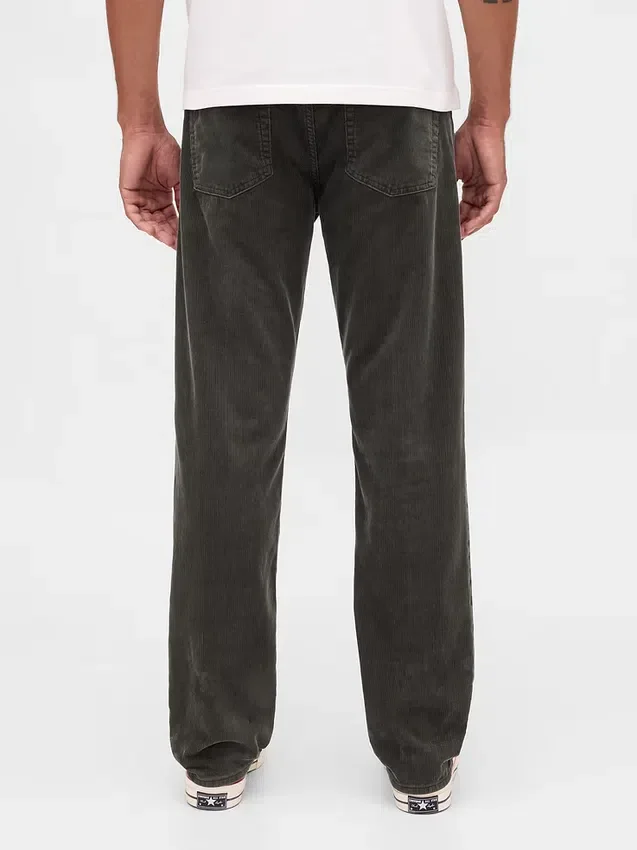Lässige gerade Cord-Hose