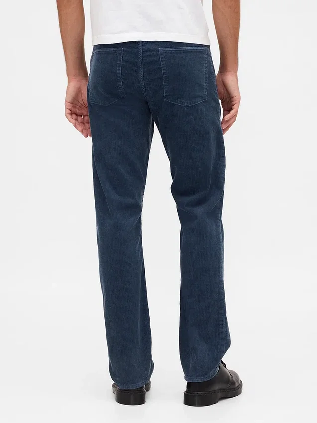 Lässige gerade Cord-Hose