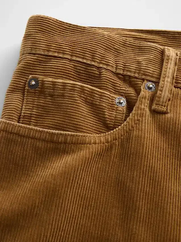 Lässige gerade Cord-Hose