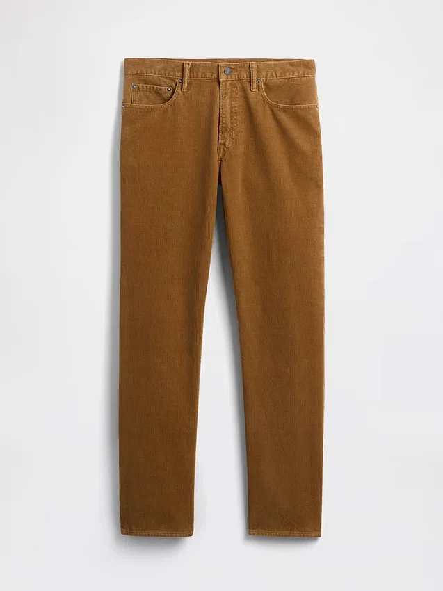 Lässige gerade Cord-Hose