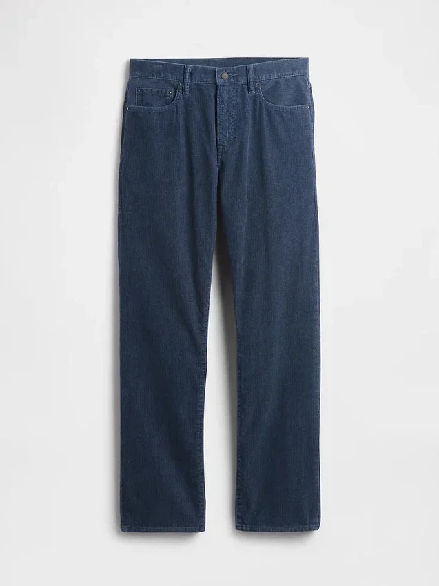 Lässige gerade Cord-Hose