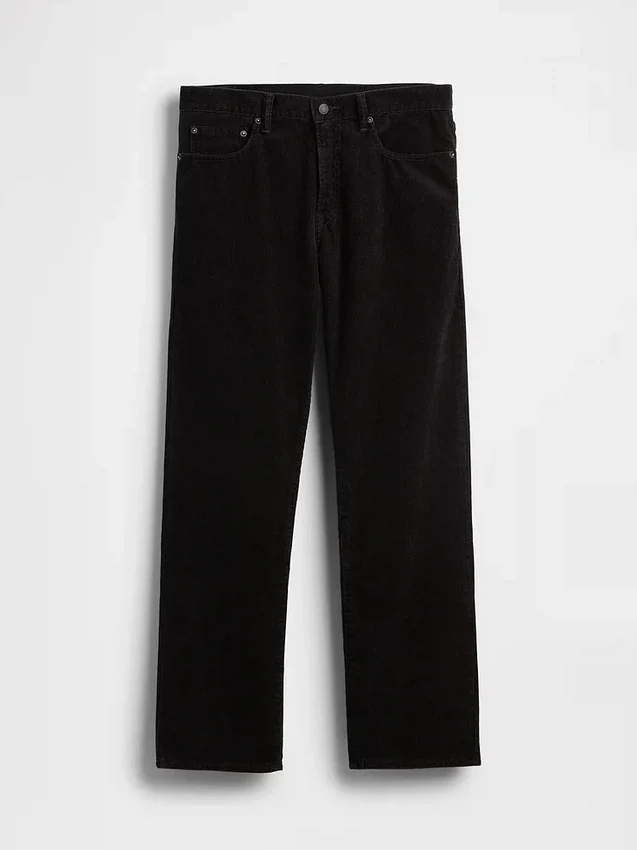 Lässige gerade Cord-Hose