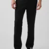 Lässige, gerade geschnittene Hose aus Leinen-Baumwolle