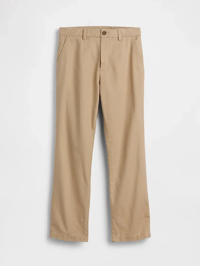 Lässige, gerade geschnittene Hose aus Leinen-Baumwolle