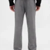 Lässige, gerade geschnittene Hose aus Wollmischung