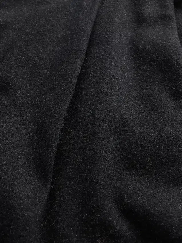 Lässige, gerade geschnittene Hose aus Wollmischung