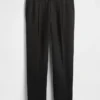 Lässige, gerade geschnittene Hose aus Wollmischung