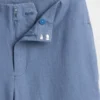 Lässige, gerade Knöchelhose aus Leinenmischung