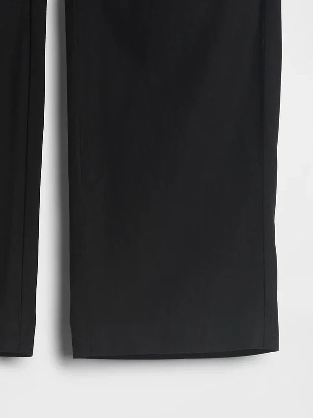 Lässige, gerade Knöchelhose aus Leinenmischung